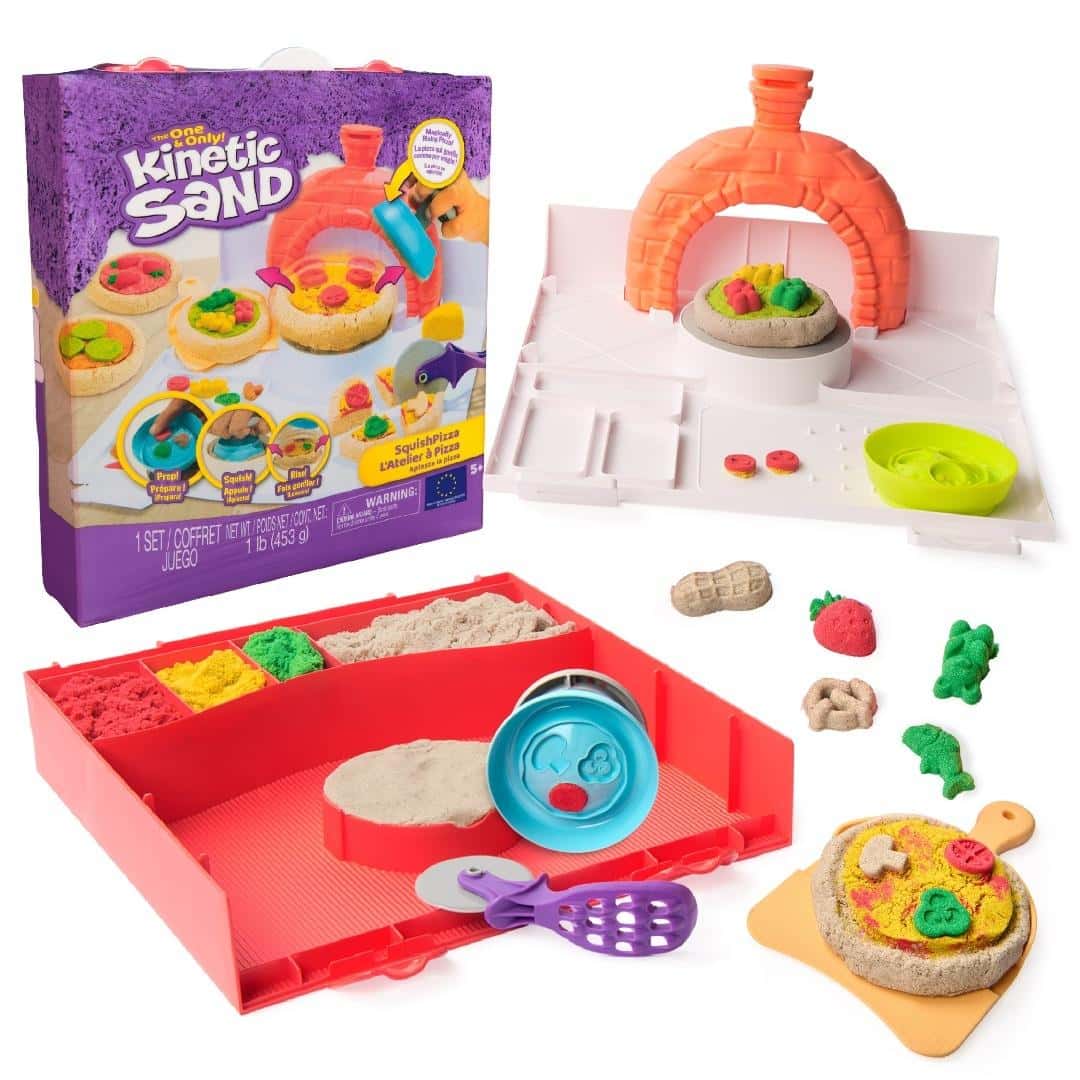 Kinetic Sand Pizza - creative play set for children