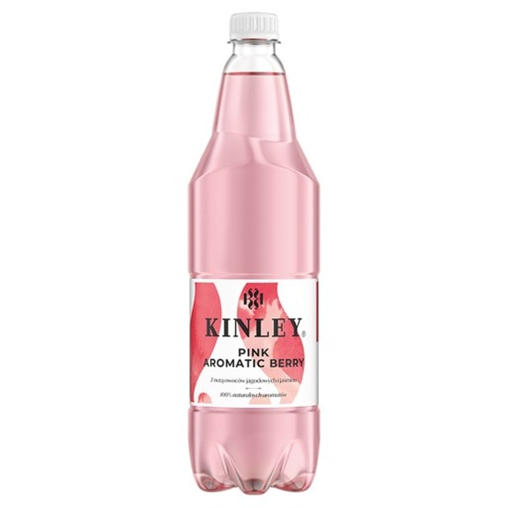 Kinley Pink Berry - Refreshing carbonated drink 1L