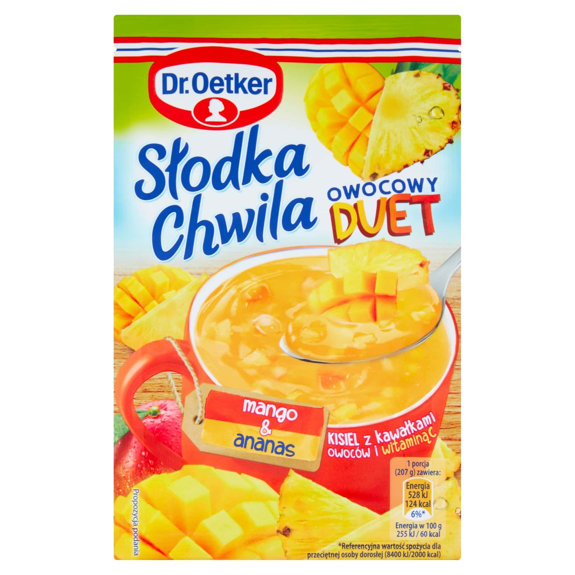 Dr. Oetker Mango Pineapple Kissel 32g - Sweet moment of exoticism