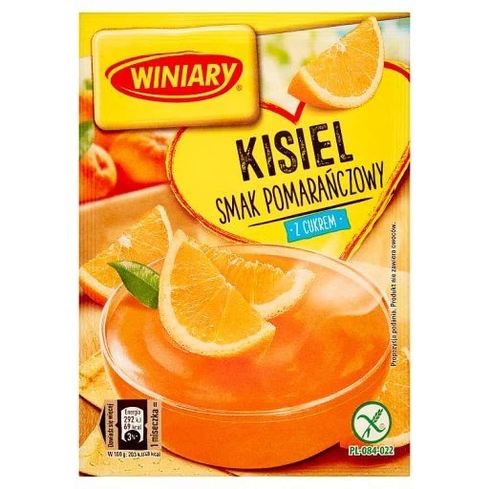 Winiary Kissel Orange - quick dessert for the whole family