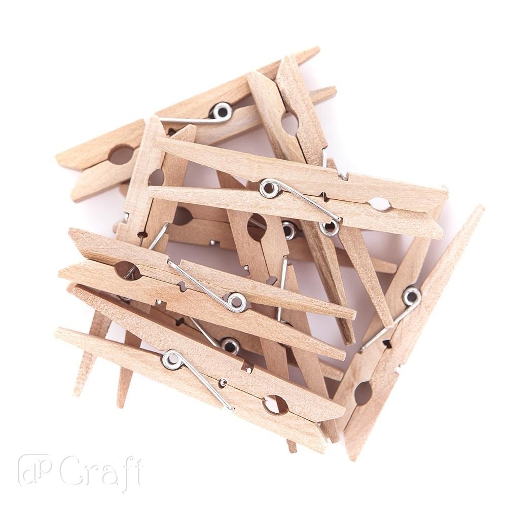 Wooden Clothespins 7.2cm - ideal for scrapbooking and decoration