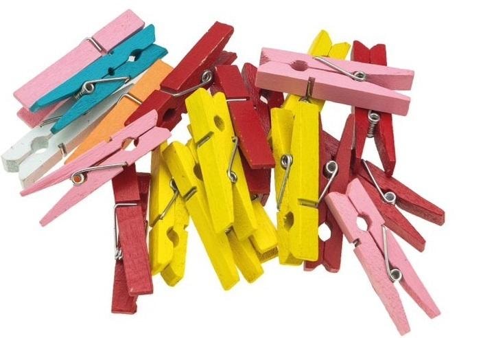 Colorful clothespins - essential in every home!