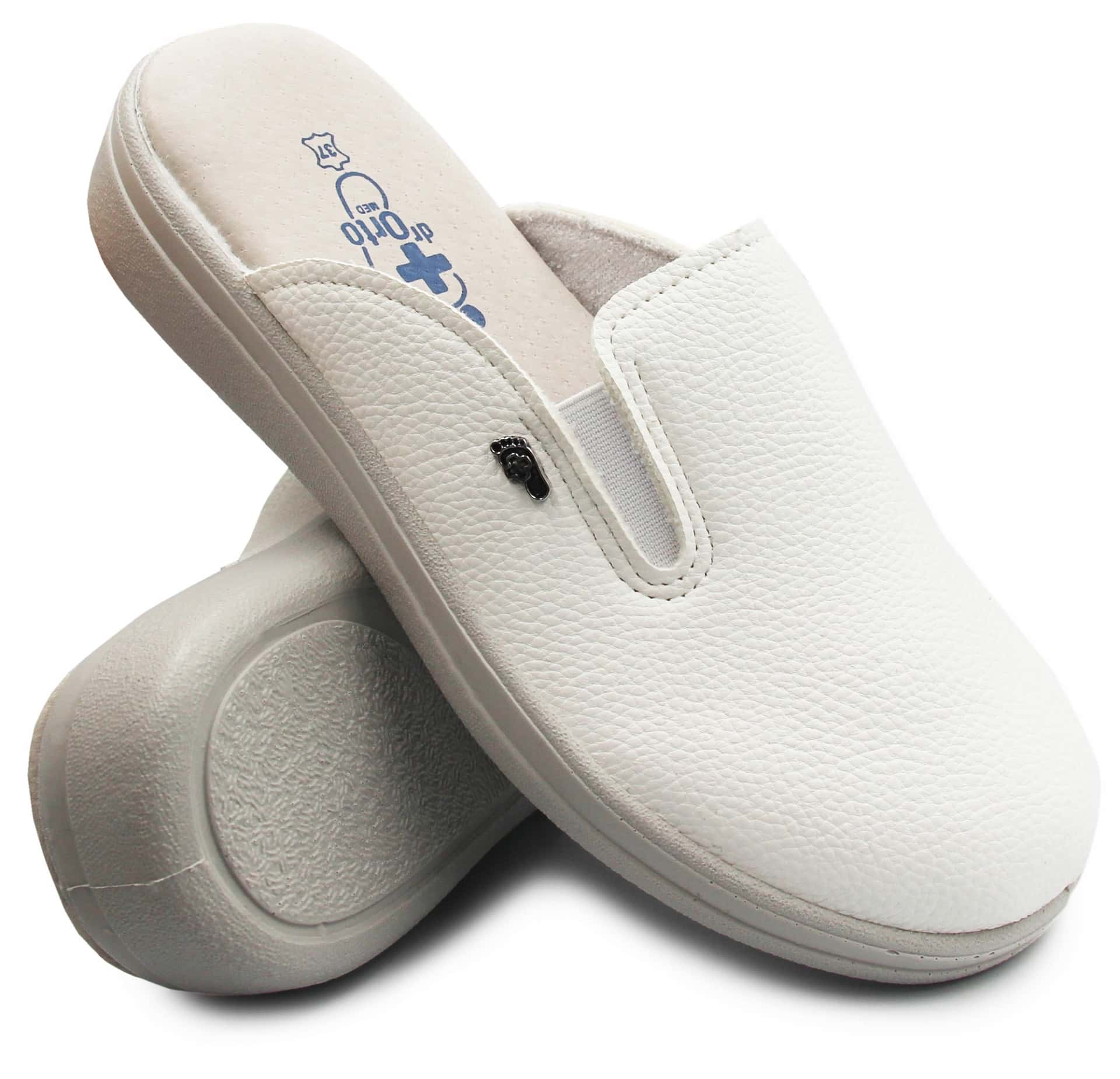 D. R. work clogs - white, size 37 - ideal for work