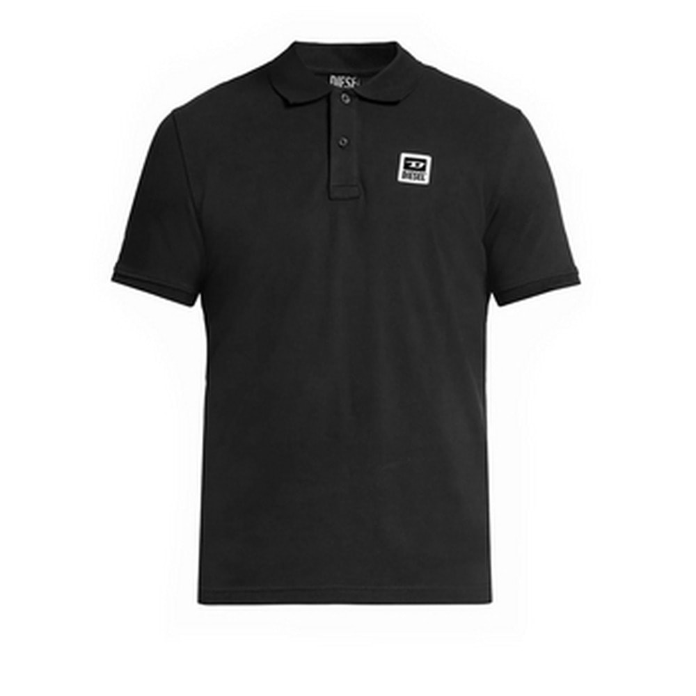 Diesel Men's Polo Shirt Black - Classic and Stylish