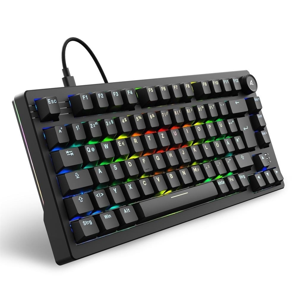 Sharkoon Skiller SGK25 - Gaming Keyboard black DE - ideal for gamers