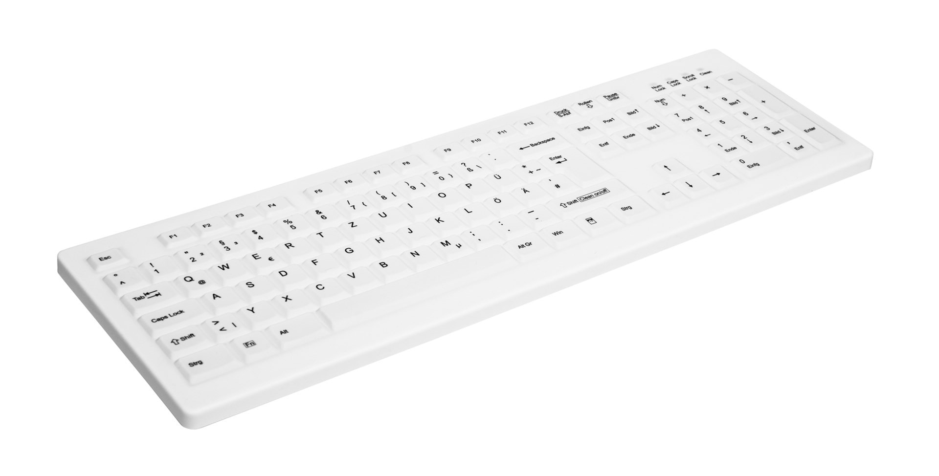 CHERRY AK-C8100F Medical Keyboard USB QWERTZ - ideal for medical facilities