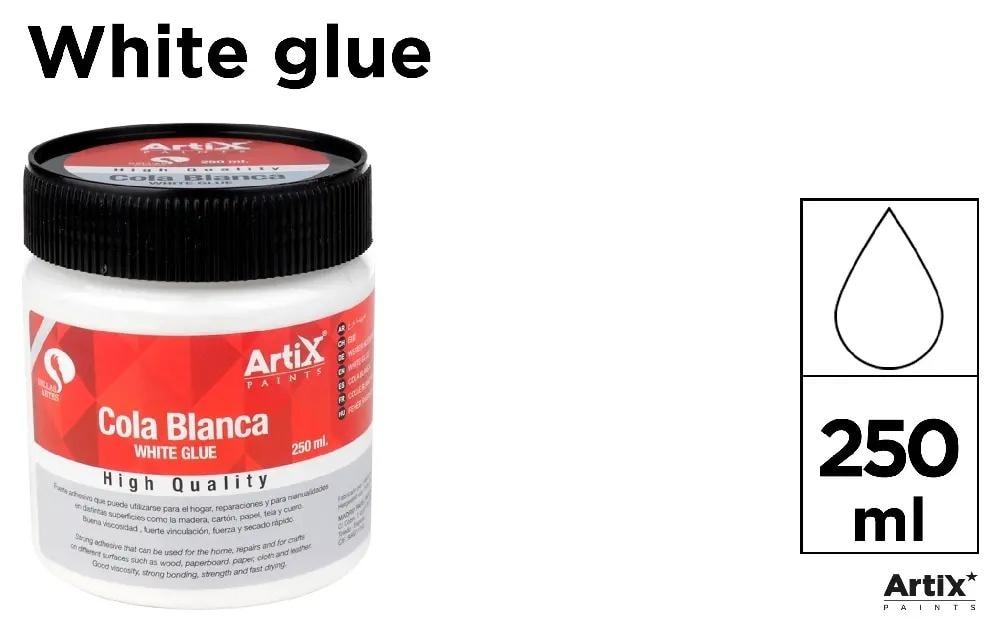 Artix White Glue 250 ml - Universal adhesive for paper and cardboard
