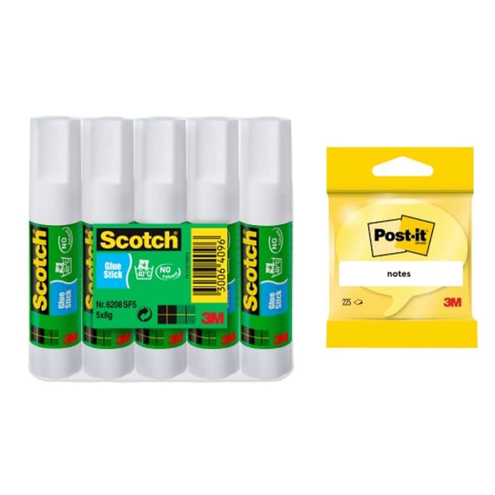 Scotch White Glue - 5 pieces of 8g - reliable in every application