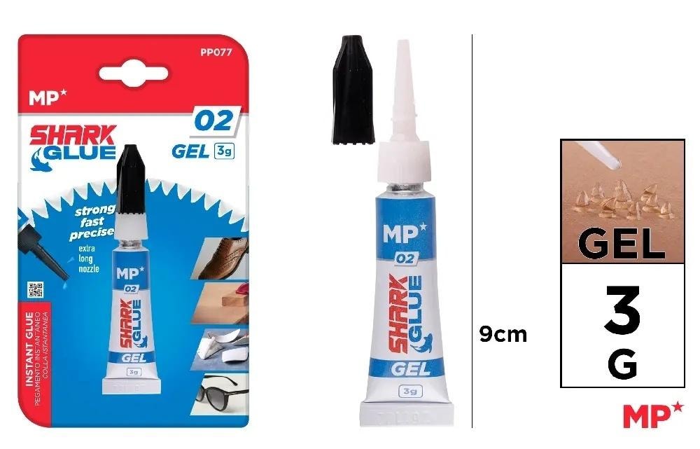 Shark Glue Instant Gel Adhesive 3g - perfect for quick repairs