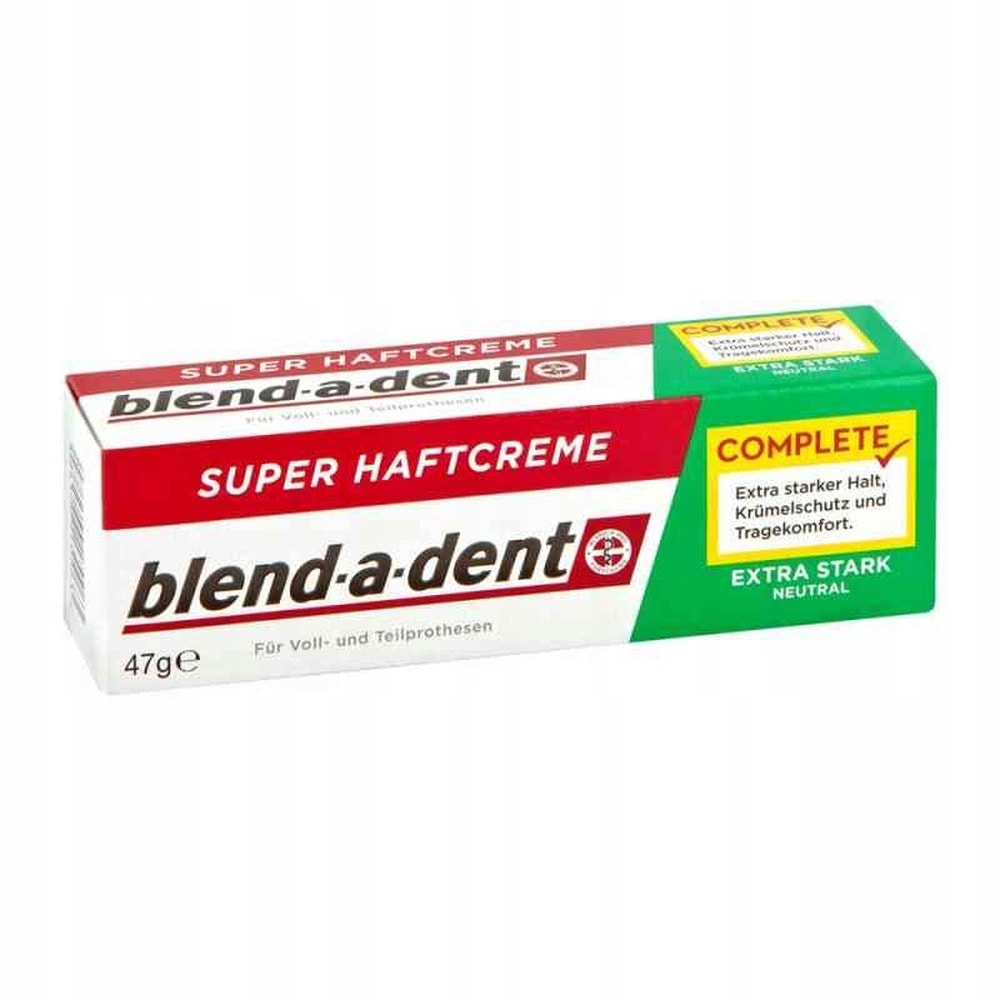 Blend-a-med Denture Adhesive - Strong and long-lasting hold 47g