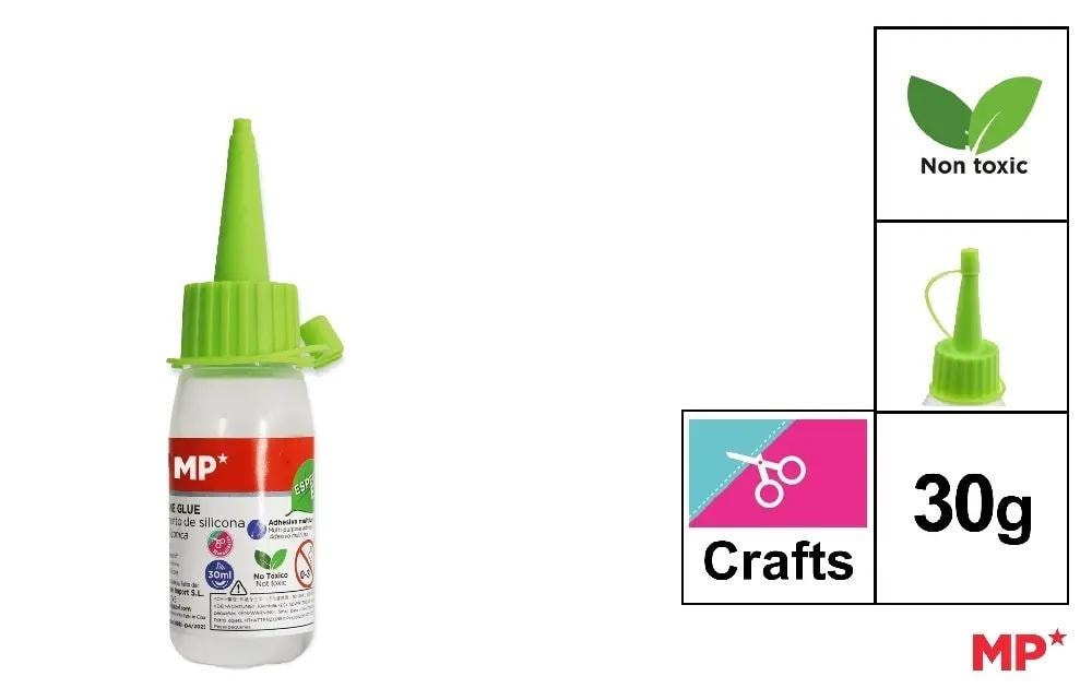 Silicone adhesive 30 ml - universal, transparent, ideal for home and workshop