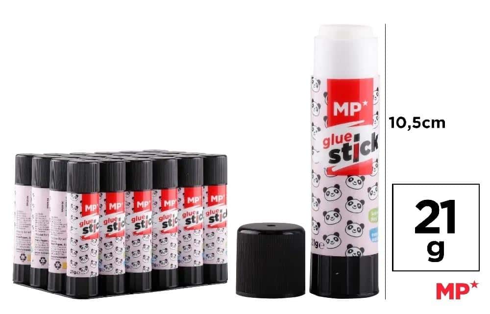MP Glue stick 21g (24pcs) - reliable and convenient