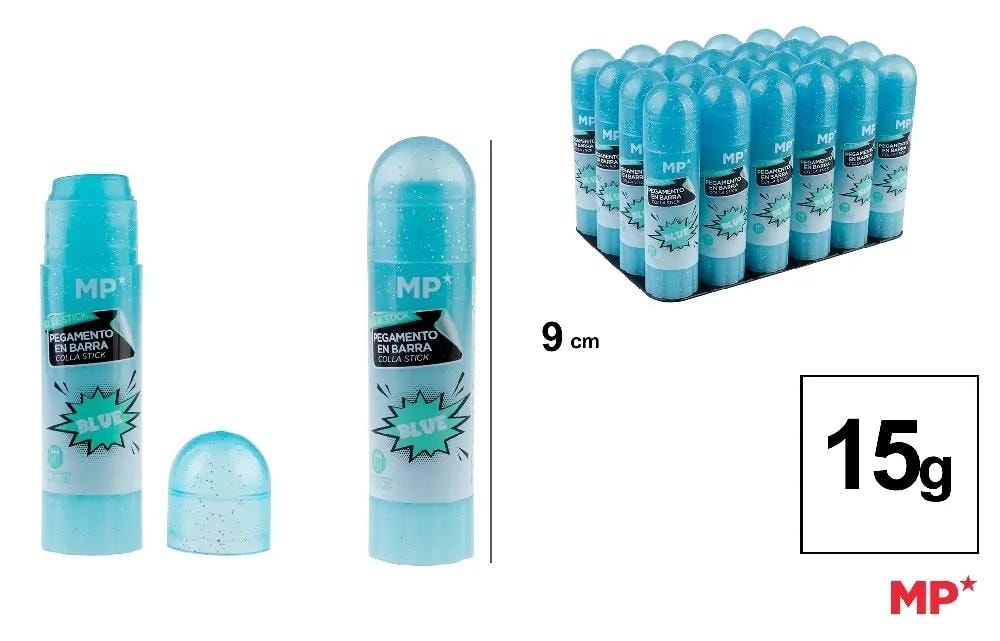 Blue glue stick 15g - ideal for school and office