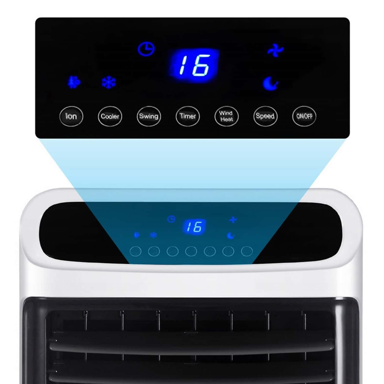 Ravanson Portable Air Cooler KR9000 - 80W, 3 speeds, perfect for hot days