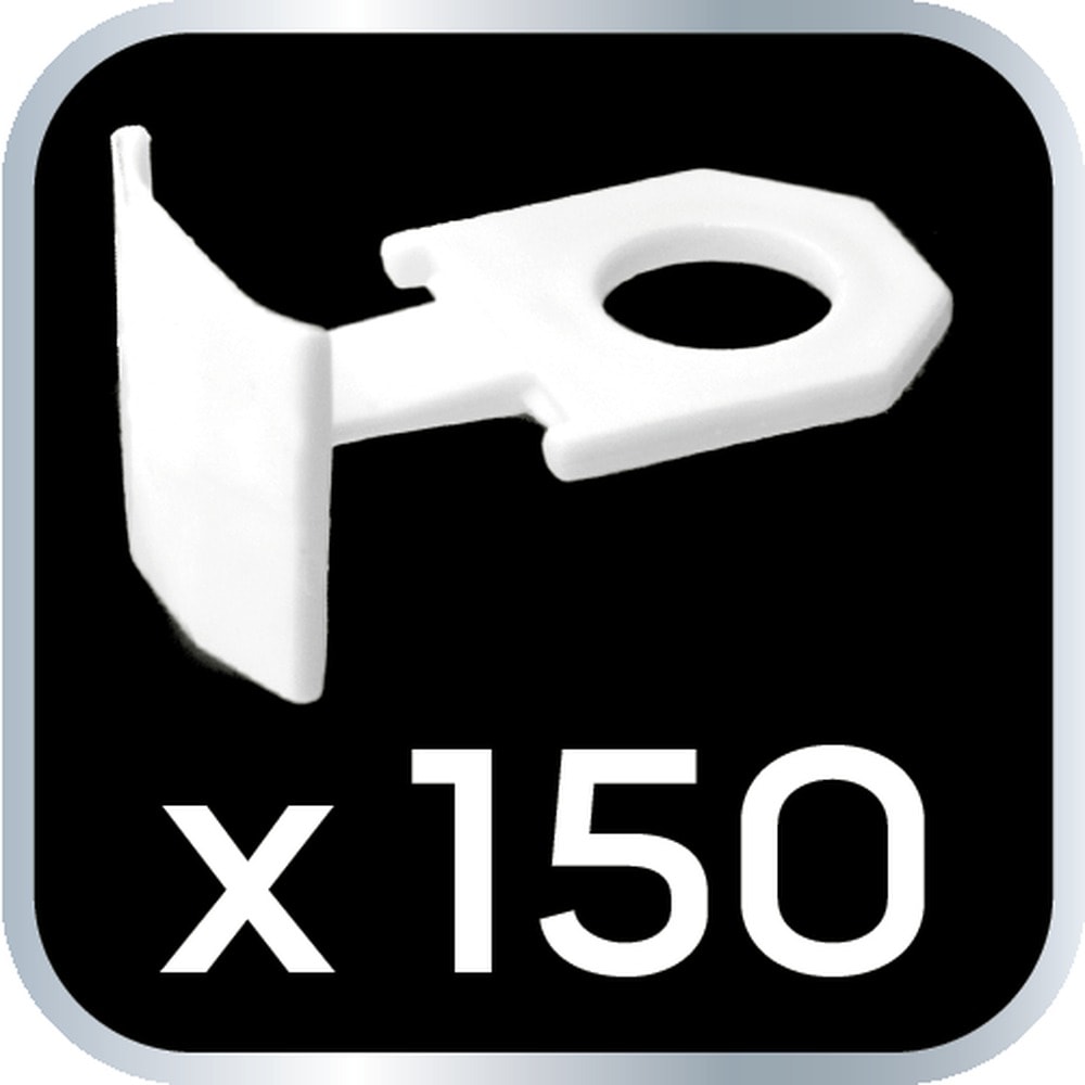 NEO Tile leveling clips 1 mm, 150 pieces - perfect for precise laying