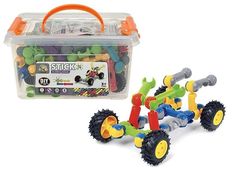 Blocks 115el - Educational blocks in a suitcase developing creativity