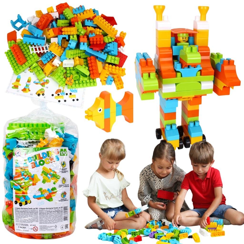 Technok Educational building blocks 170 pieces - develop the child's imagination