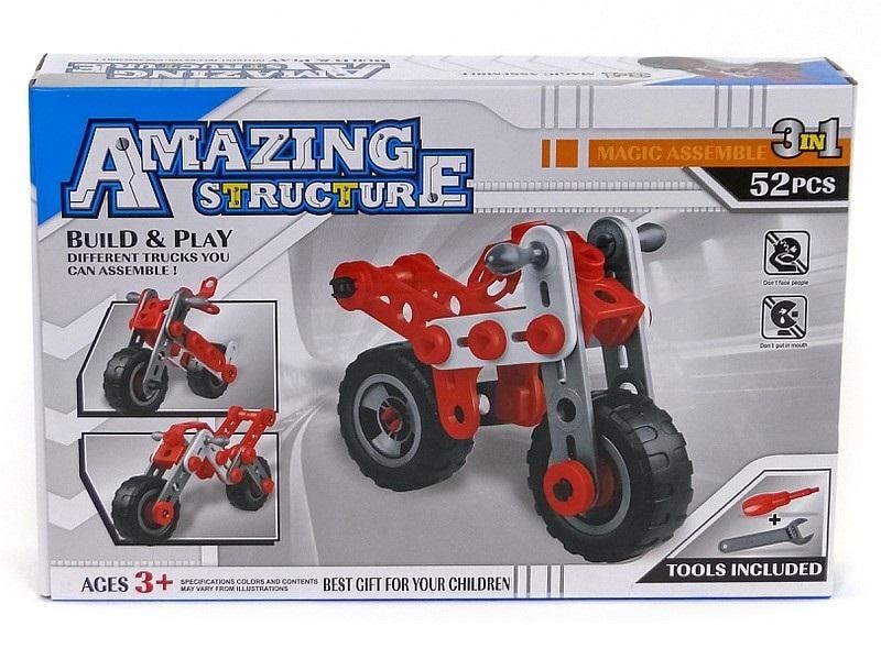 Metal construction blocks - 52 pieces - Develop creativity!