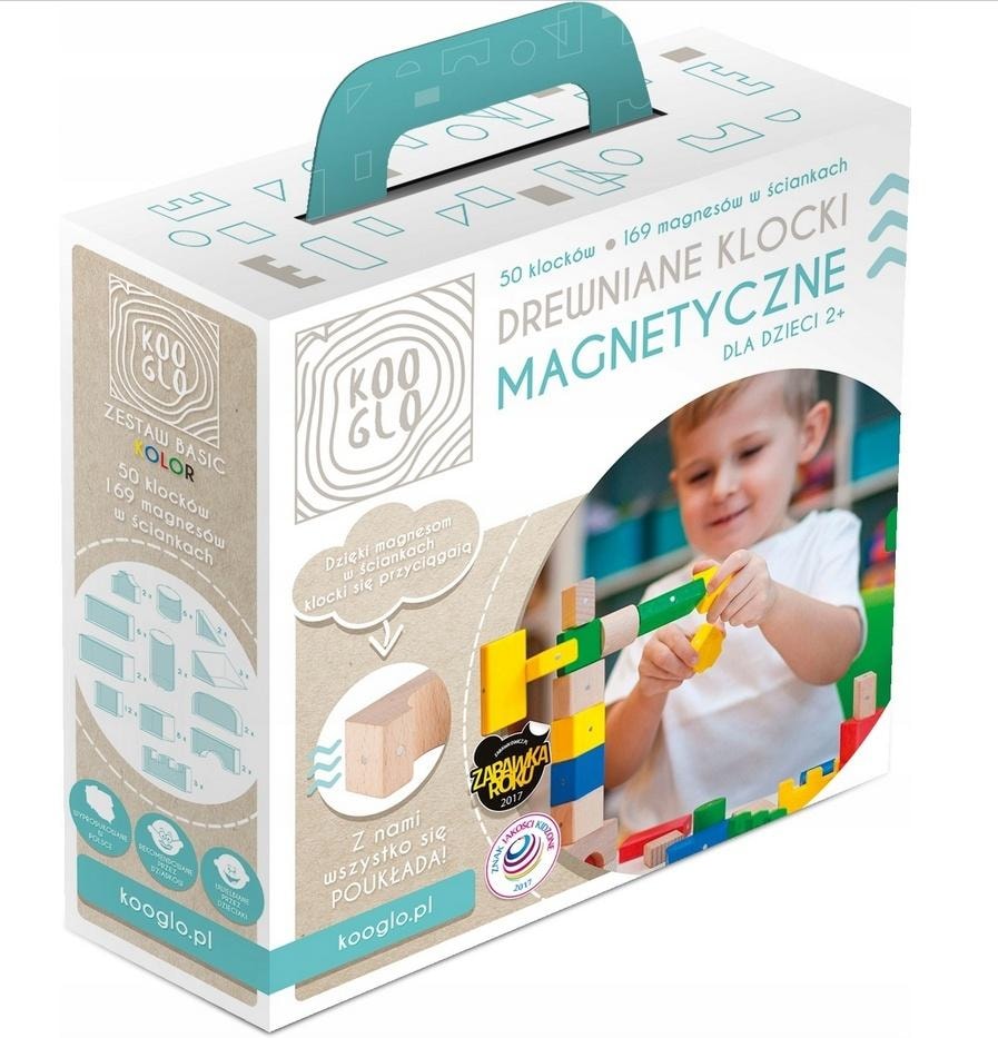 Wooden Blocks Basic Colour - 50 pieces of creative fun