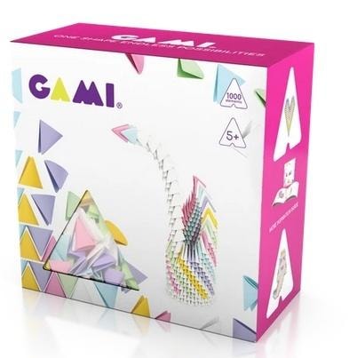 Gami Pink Building Blocks - 1000 pieces Pastel colors for creative children