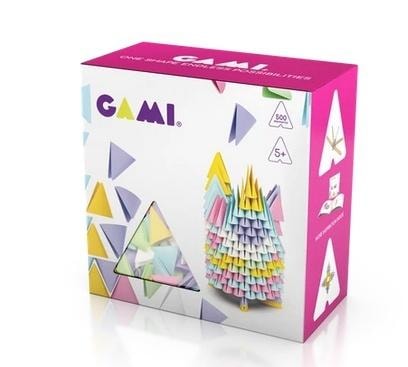 Gami Pink Construction Blocks - 500 pieces of creative fun