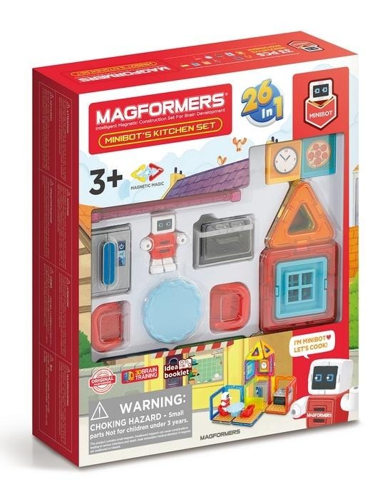 Magformers Minibot'S Kitchen - Magnetic blocks for creative children