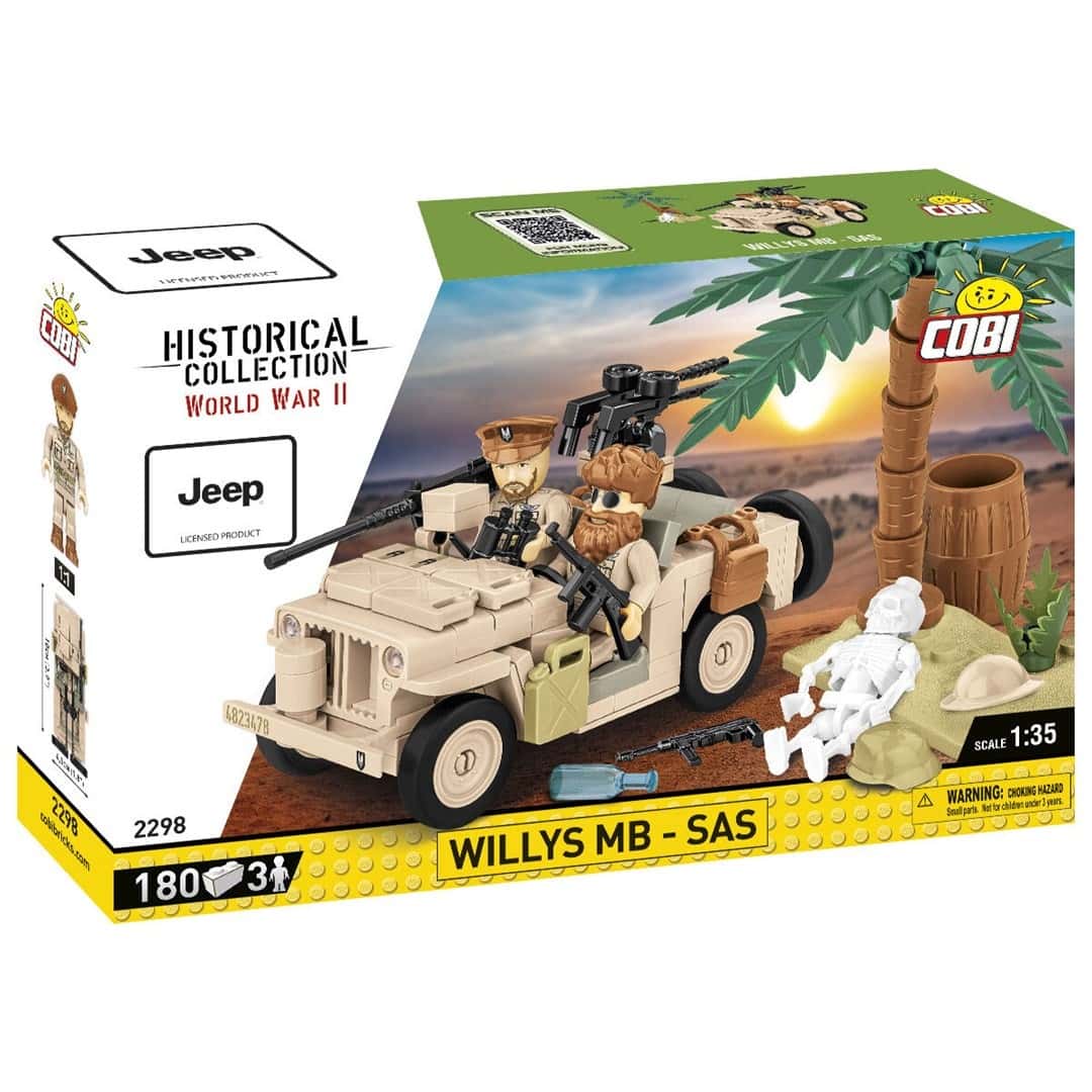 Cobi Willys MB SAS Historical Collection - Construction blocks with history