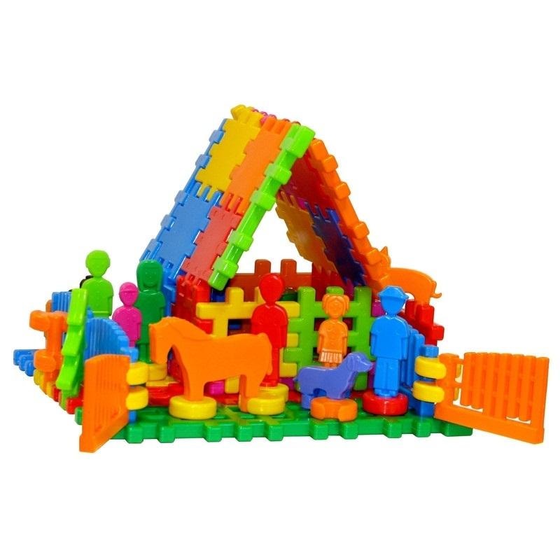 Construction blocks My family home - develop your child's creativity