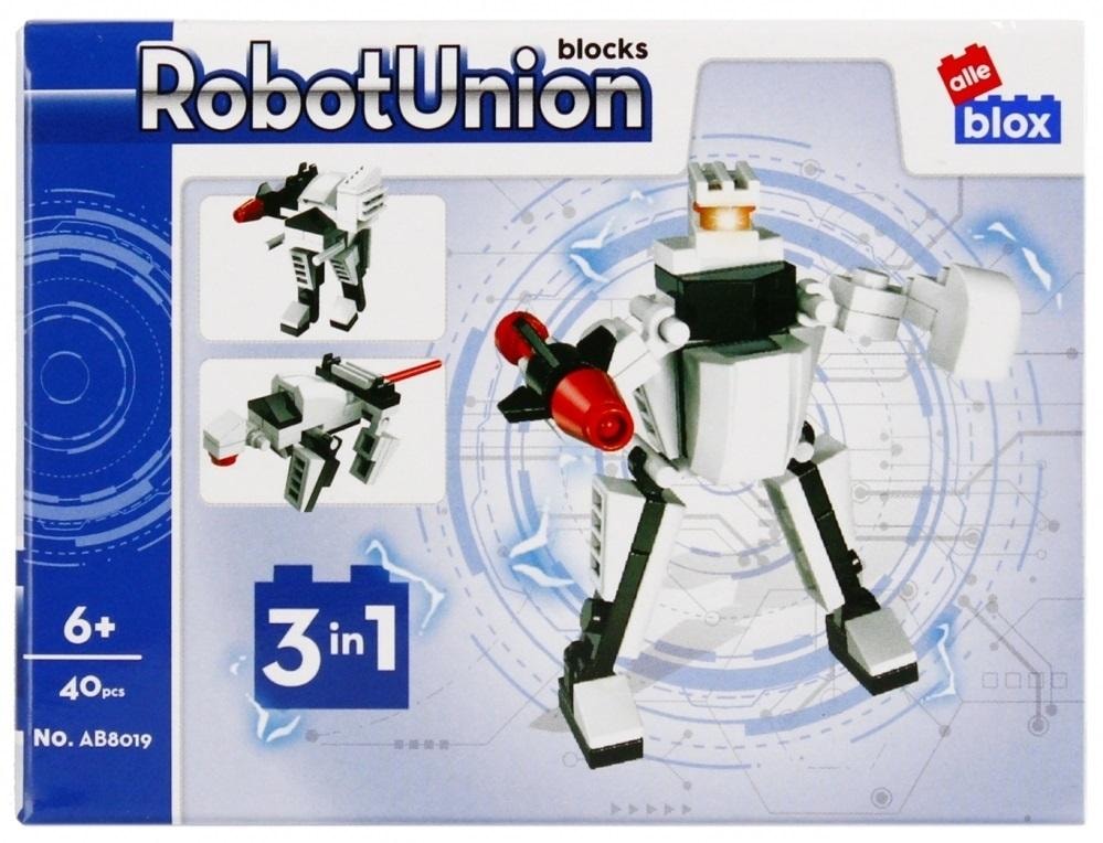 Alleblox Construction blocks Robot 40 pieces - develop creativity!