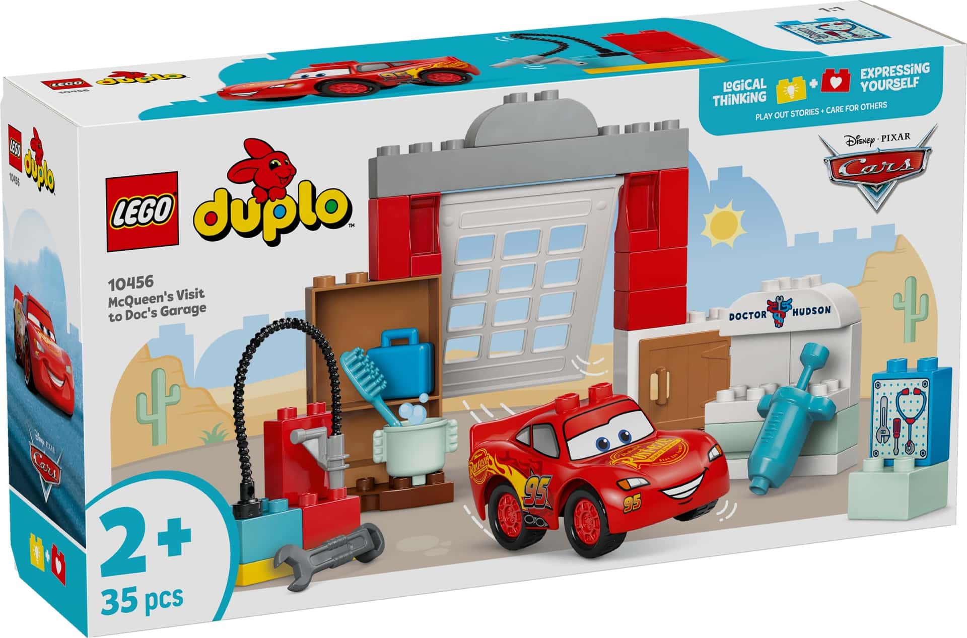 LEGO DUPLO Lightning McQueen's Visit to Doc's Garage - creative fun for kids