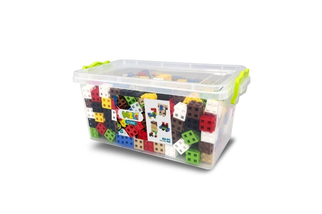 Meli Cube Edu - Building blocks 300 pieces - develop creativity