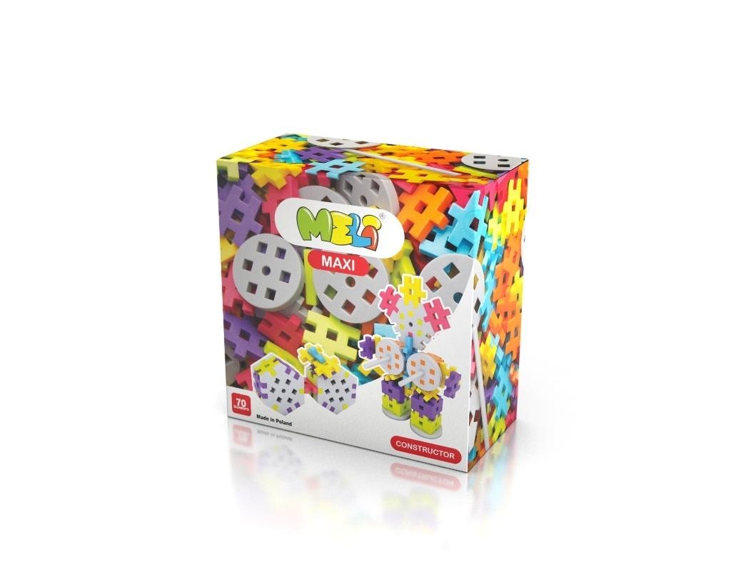 Meli Maxi Constructor - Construction blocks 70 pieces - develop creativity