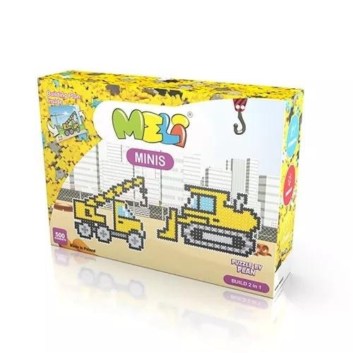 Meli Minis Build 2in1 - Construction blocks for little engineers