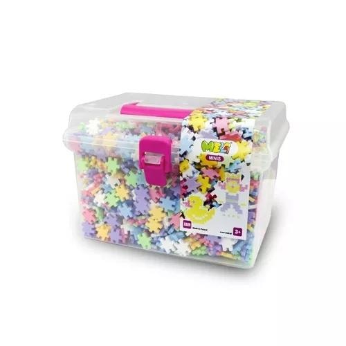 Meli Minis Pastel - Blocks in travel box 2500 pieces - creative fun on the go
