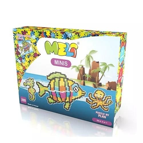 Meli Minis Sea 3in1 - Construction blocks for little explorers