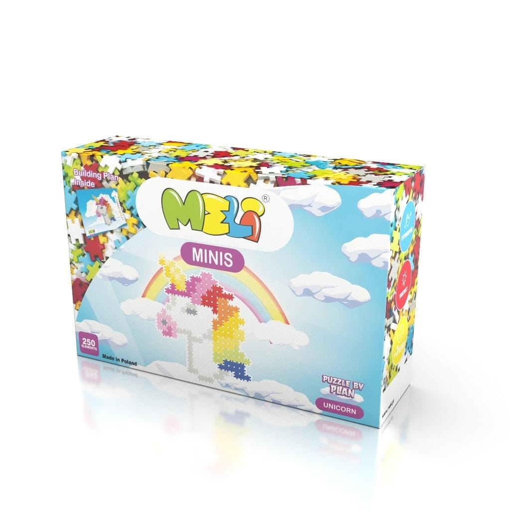 Meli Minis Unicorn Blocks - 250 pieces of magical fun