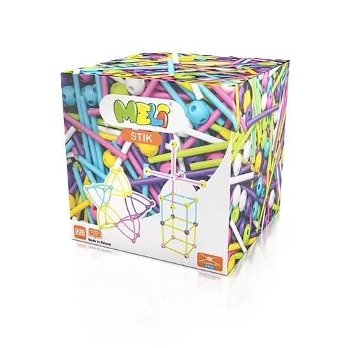 Meli Stik Pink - Construction blocks for girls - 300 pieces
