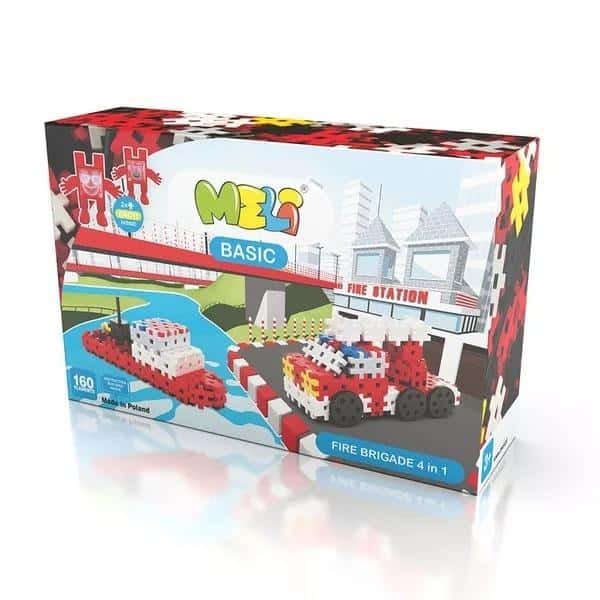 Meli Thematic Fire Brigade 4in1 Blocks - Become a little firefighter!