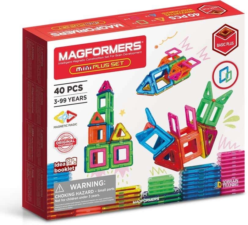 Magformers Magnetic Blocks Mini Plus Set 40 pieces - creative fun