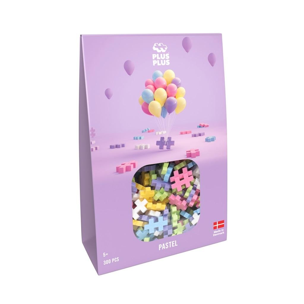 Plus-Plus Pastel Building Blocks 300 pieces - develop creativity