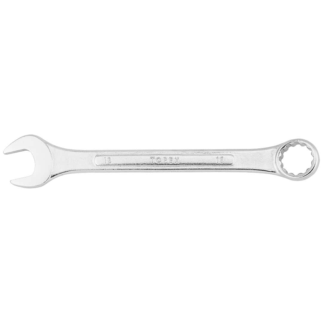 Topex Combination wrench 18 x 205 mm - reliable tool