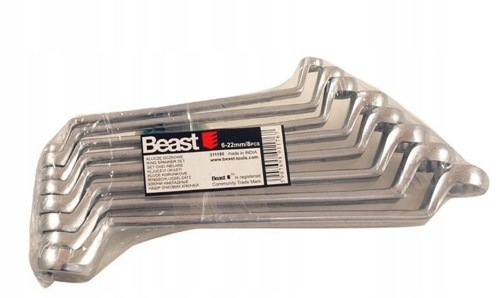 WS Offset ring spanners 6-22 mm - set of 8 reliable spanners