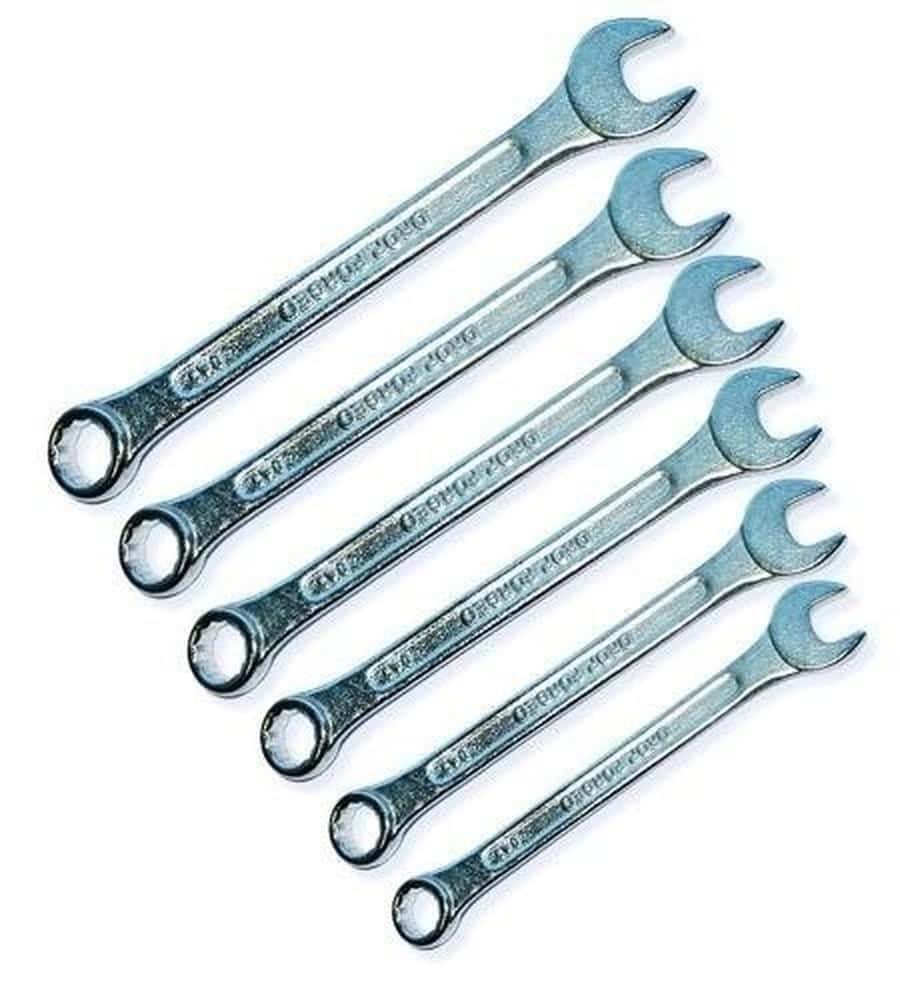 Combination Wrench Set - 6-piece 10-17 mm