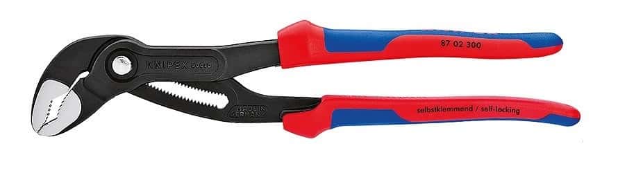 Knipex Cobra - Self-locking water pump pliers with anti-slip grips