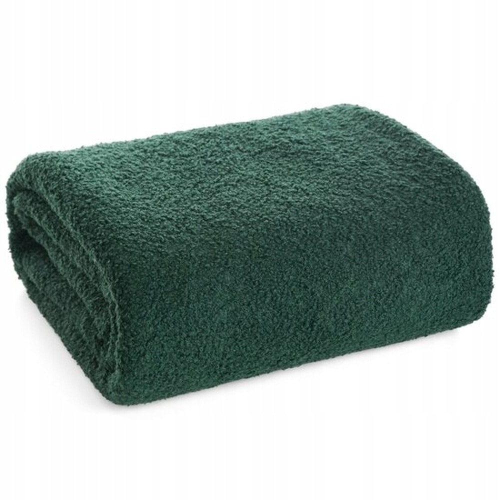 Bukla Blanket 150x200 cm dark green - soft and pleasant