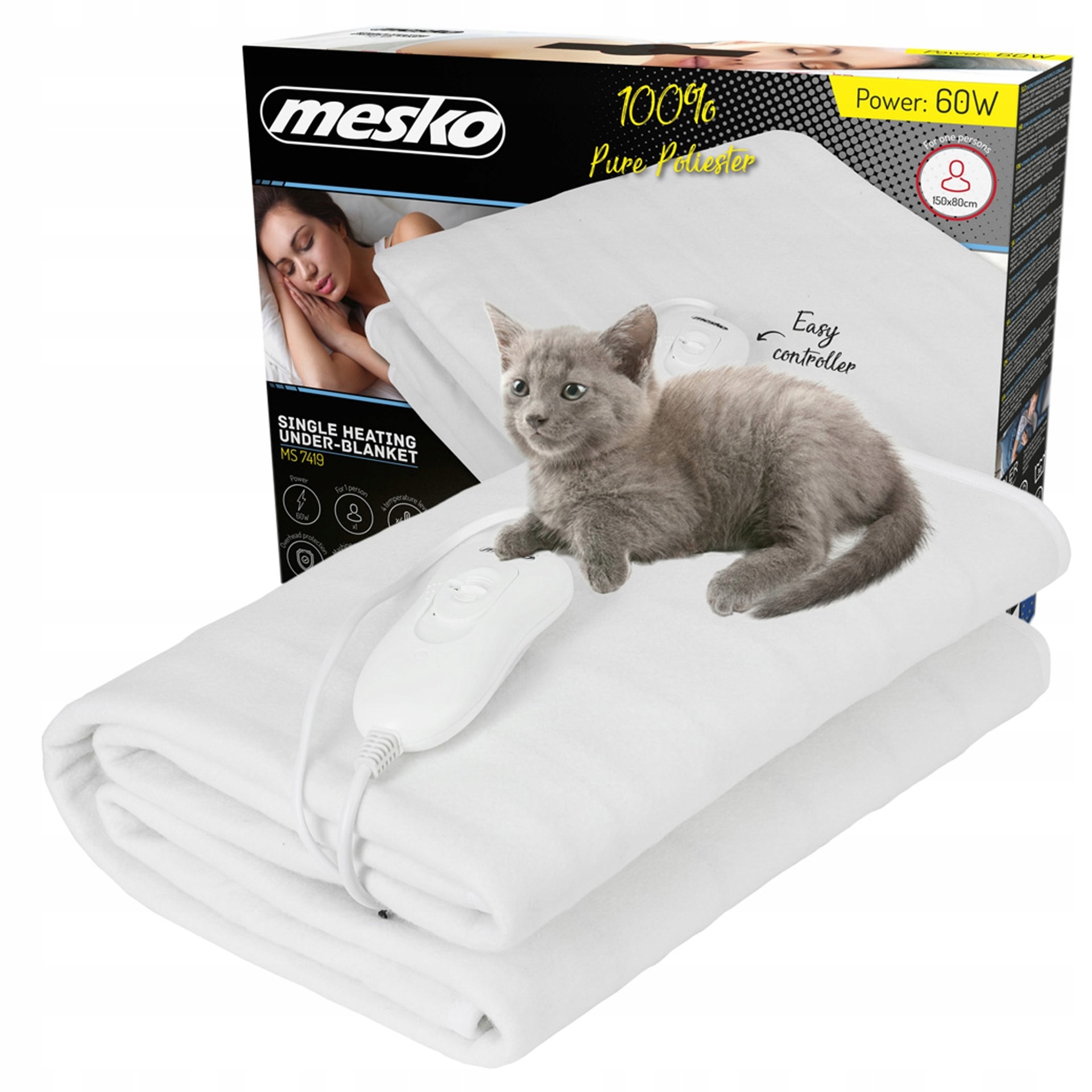 Nedis Electric Blanket 150x80cm - perfect for chilly evenings