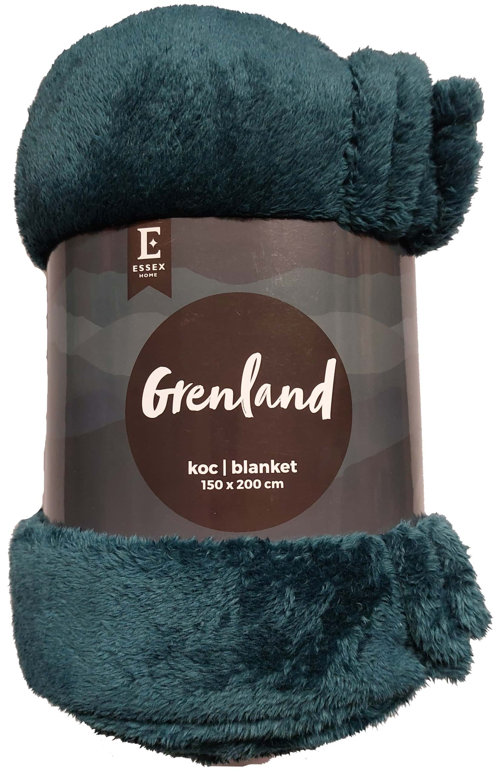 Grenland Blanket Green 150x200 cm - Soft and Cozy Comfort for Chilly Evenings
