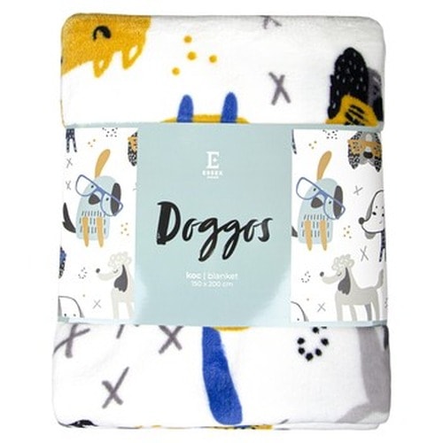 DooGo Blanket 150x200 white - warm and soft polar fleece