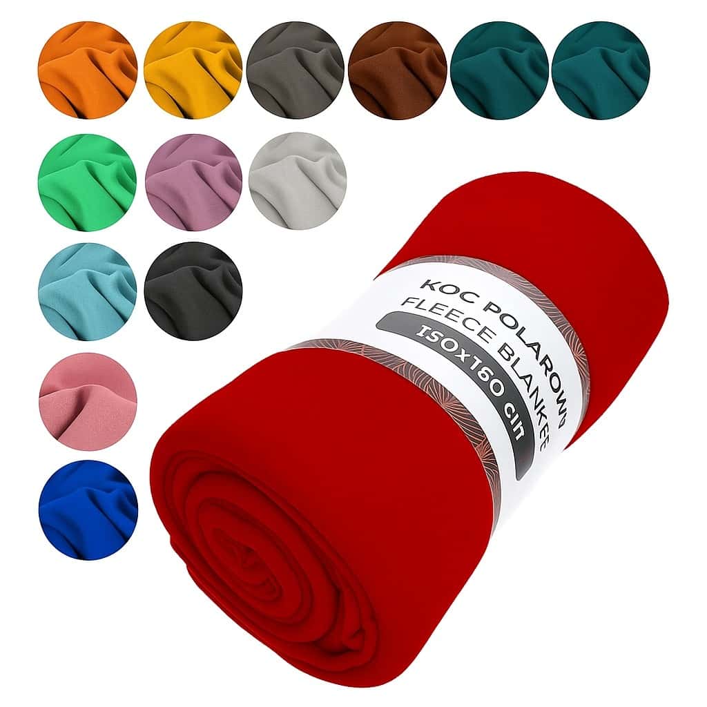 Polar fleece blanket 130x170 cm - perfect for cool evenings