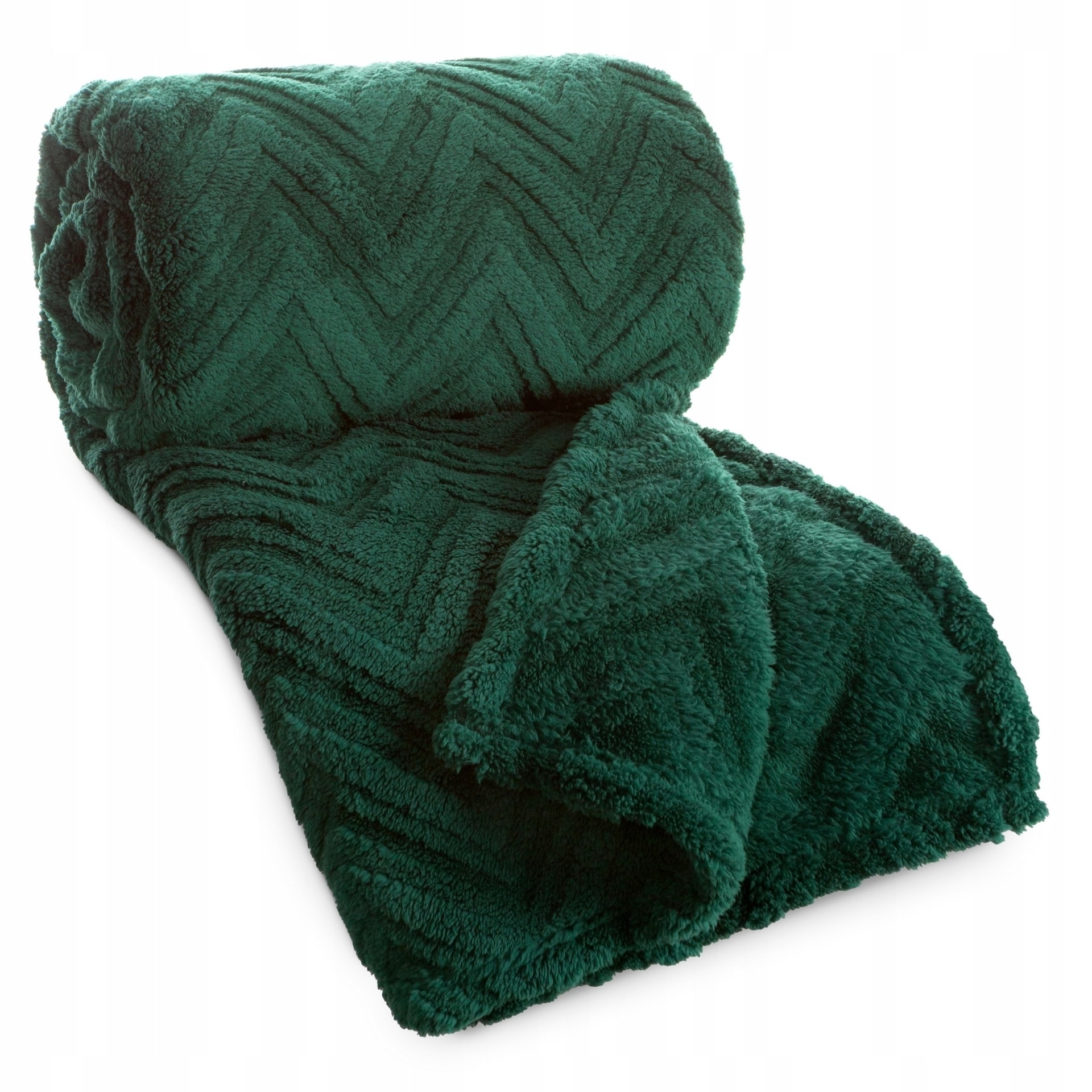 Fir Blanket 150x200 cm - dark green, perfect for cool evenings